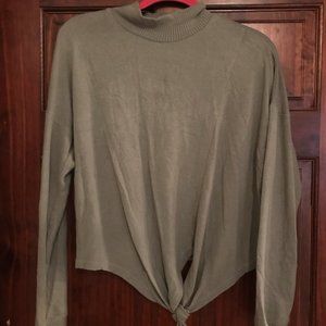Chance or Fate sage green sweater size M